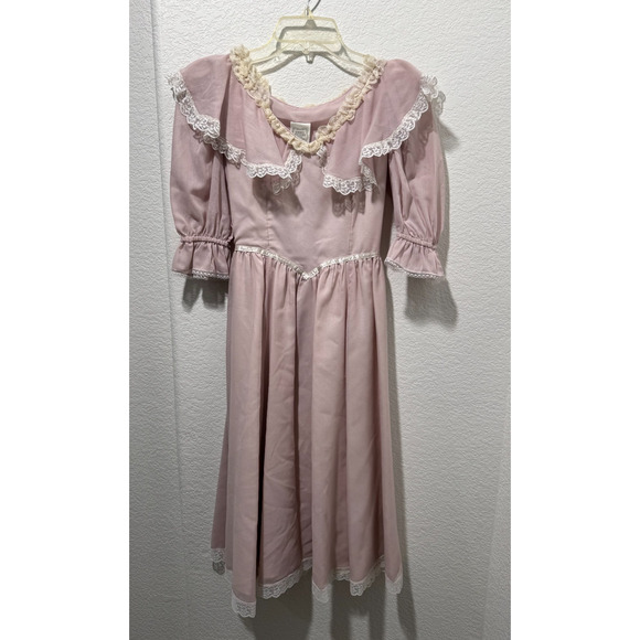 Vtg Gunne Sax Jessica McClintock Romantic Renaissance Bridesmaid Dress Sz 3 - Picture 1 of 13